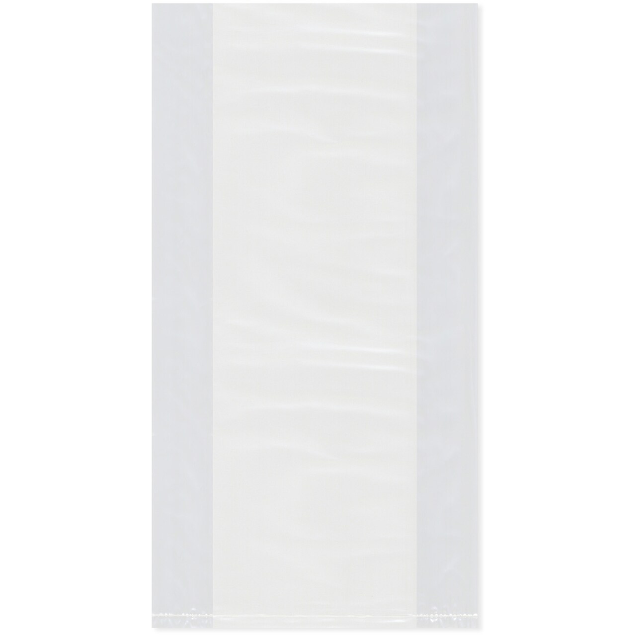 Plymor 8" x 3" x 15" (Pack of 100), 1 Mil Gusseted Plastic Bags